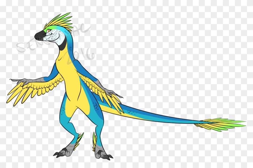 Utahraptor/macaw Hybrid - Female Utahraptor #1718632