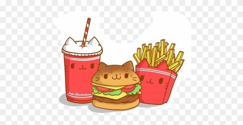 Cute Fast Food Cartoon - Free Transparent PNG Clipart Images Download