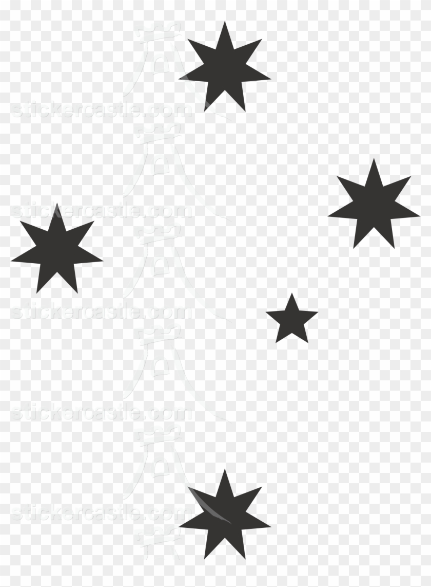 Southern Cross - Southern Cross Stars Vector #1718769