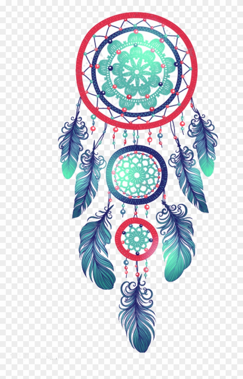 #boho #bohemian #dreamcatcher #dreamcatchers #freetoedit - Dream Catcher Illustration #1718827