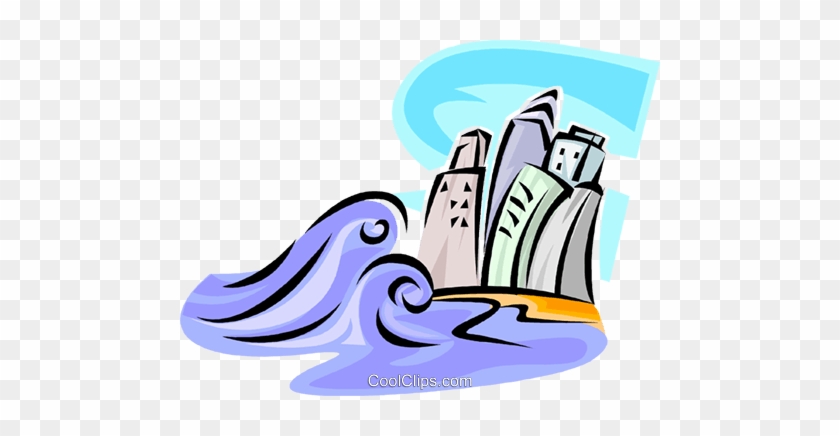 Tidal Waves Royalty Free Vector Clip Art Illustration - Tsunami Clipart Png #1718954