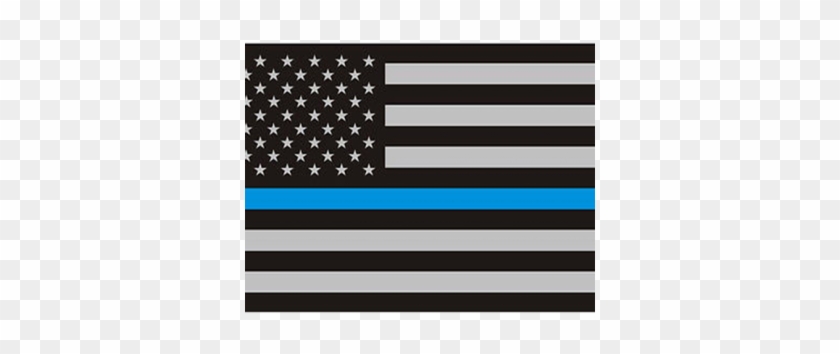 Blue Line United States Reversed Flag Polyester 3×5 - God We Trust Signs #1719031