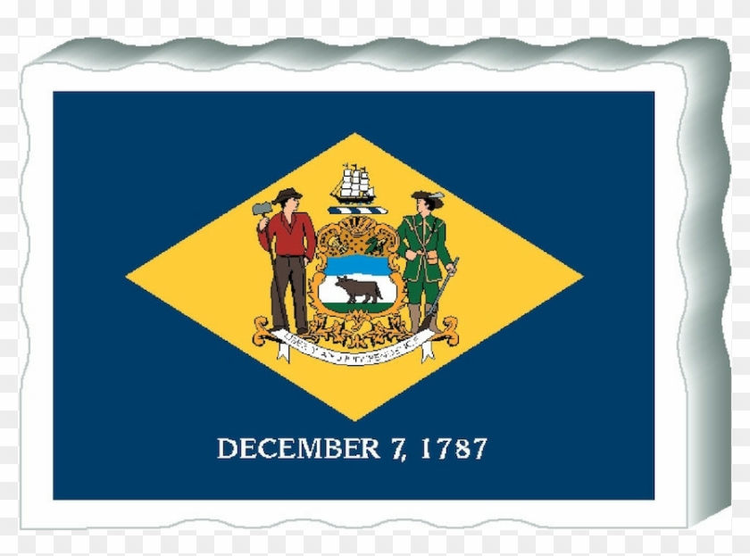 Thin Blue Line Delaware Flag #1719033