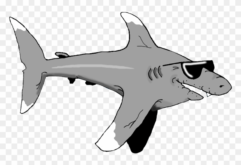 Clipart Shark Grandpa - Bronze Hammerhead Shark #1719147