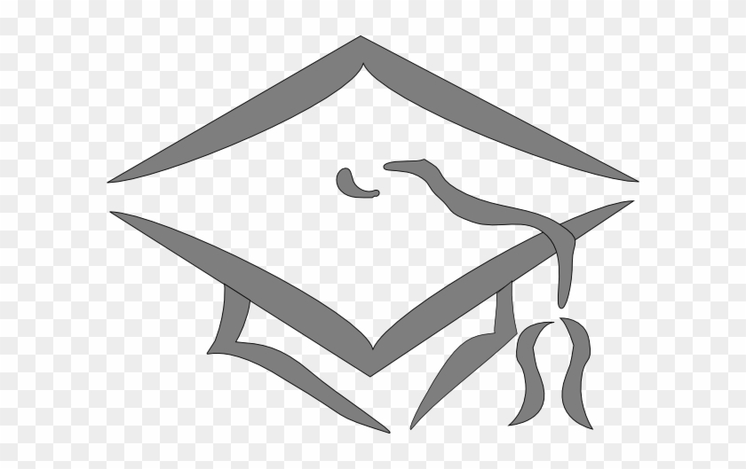 Graduation Silver Hat Clip Art - Graduation Cap Clip Art #1719192