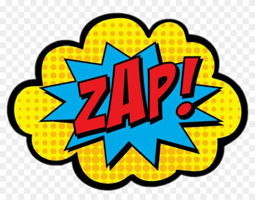 #zap #exclamation #exclamação #sound #som #soundbubble - Superhero Bam #1719341