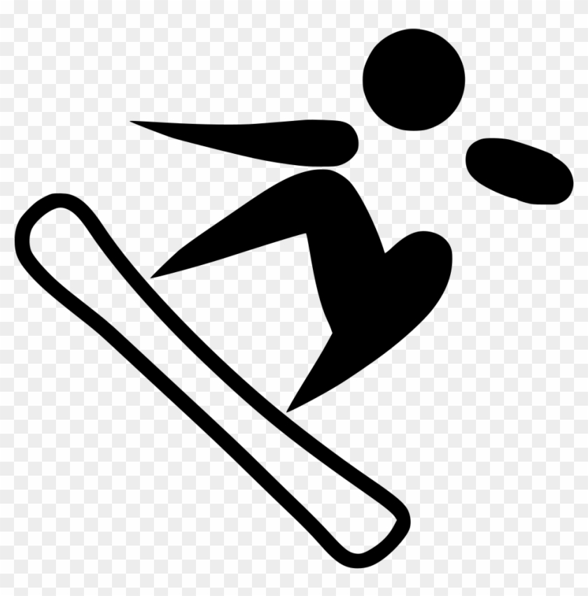 Olympic Clip Art Winter - Snowboard Clip Art #1719367