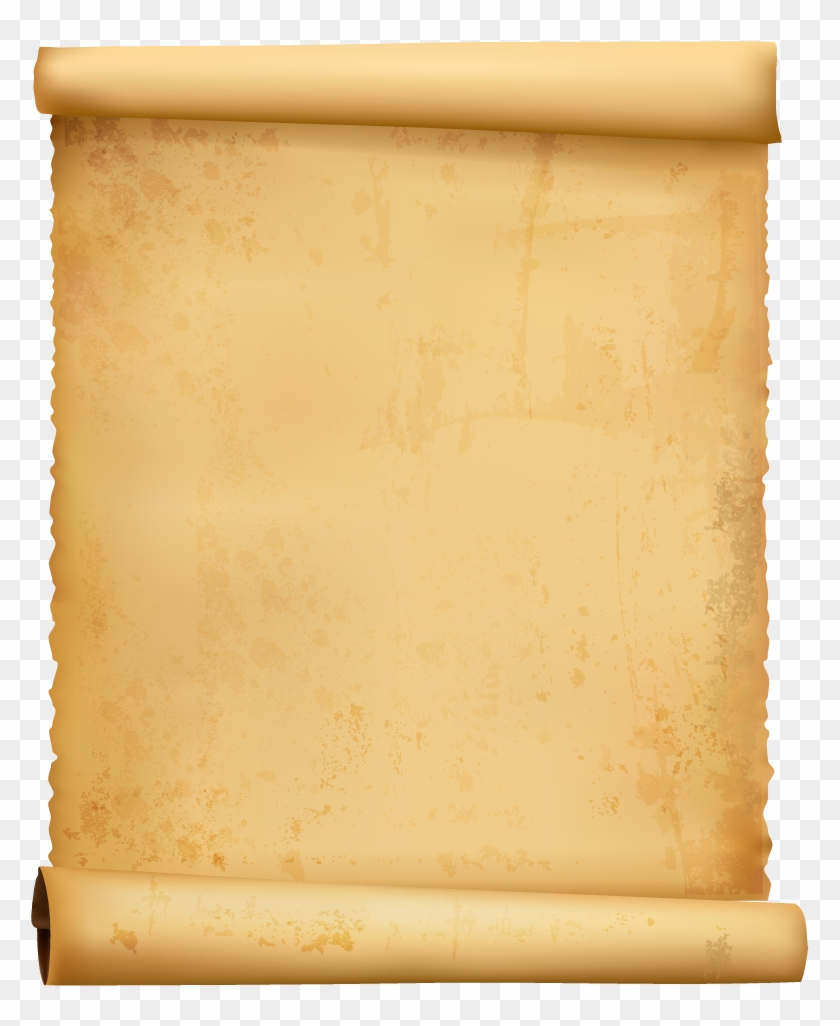 Scroll Parchment Png - Old Scroll Paper Png #1719506