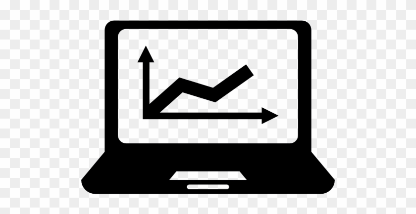 Big Data And Analytics - Laptop Arrow Icon #1719531