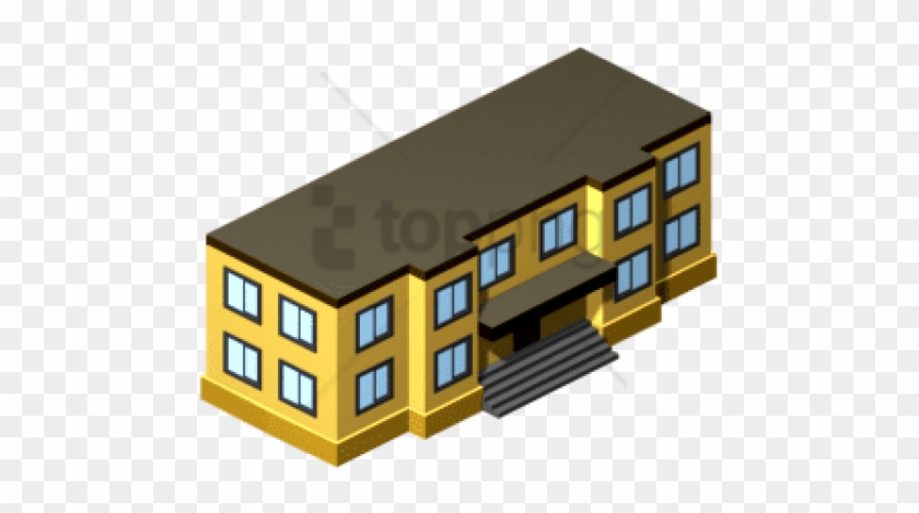 Free Png Simbol Gedung Png Image With Transparent Background - School Icon #1719549