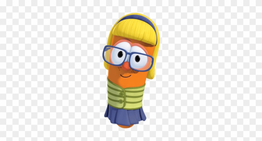 Laura The Carrot Wearing Glasses - Female Veggie Tales Characters #1719566