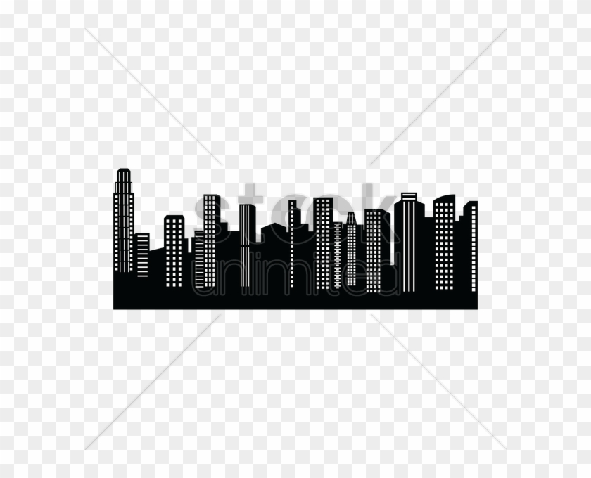 Skyline Clipart Silhouette City - Skyline #1719657