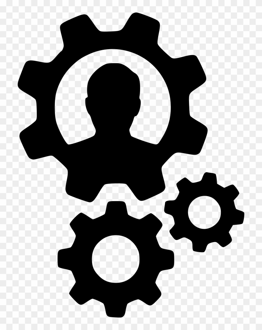 Jpg Library Download User Person Settings Configure - Gears Symbol #1719666