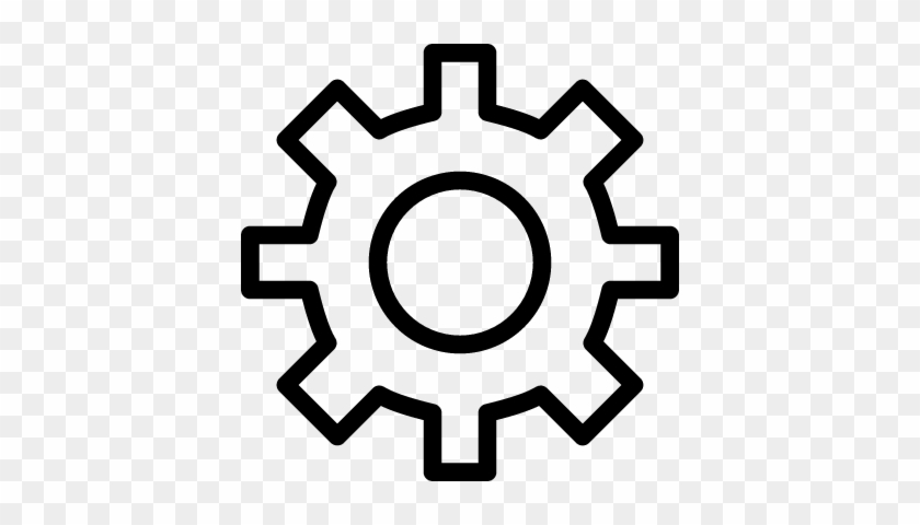 Cog Vector - Technology Logo With Nature #1719700