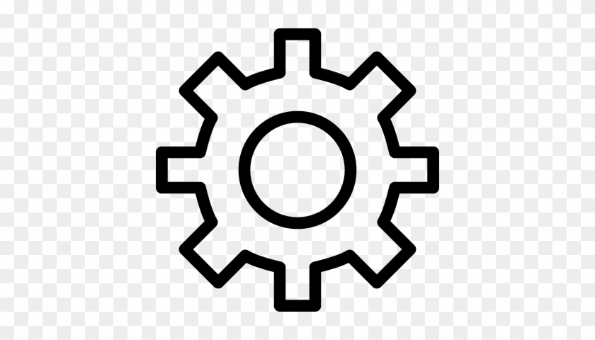 Cog Vector - Technology Logo With Nature #1719700