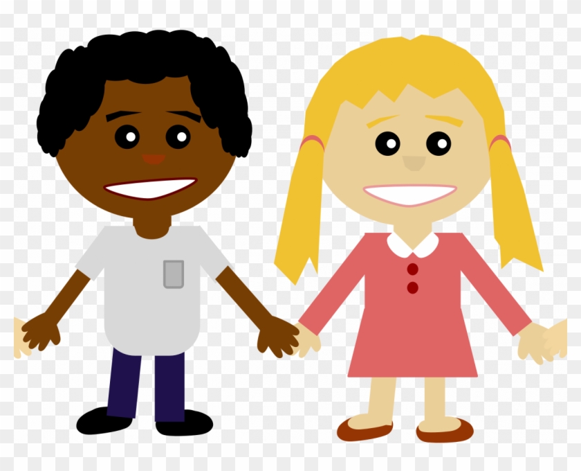 Download Clip Art People - Friends Holding Hands Cartoon #1719714