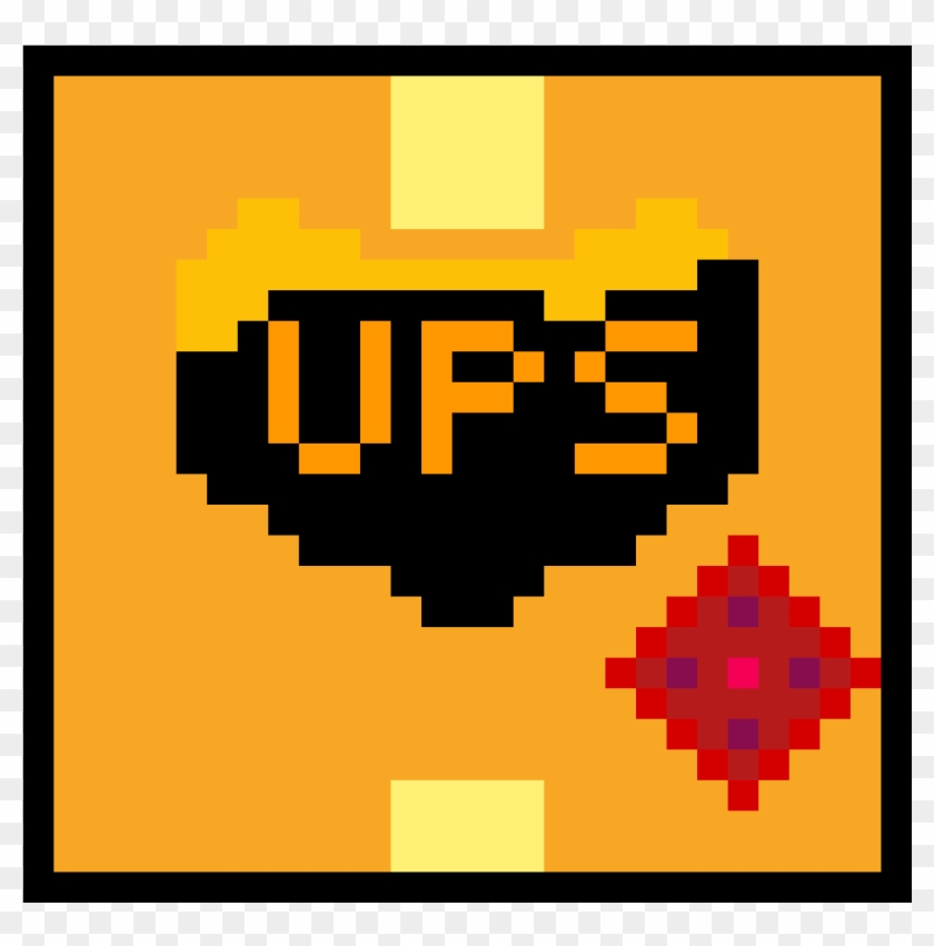 Ups Box - Gas Mask Pixel Art #1719736