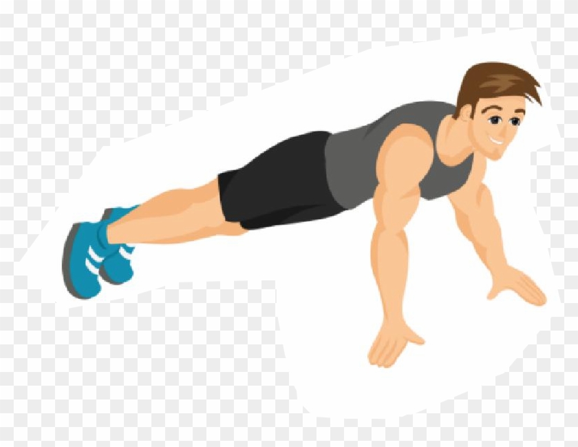 Exercise Clipart Sit Ups - Press Up #1719749