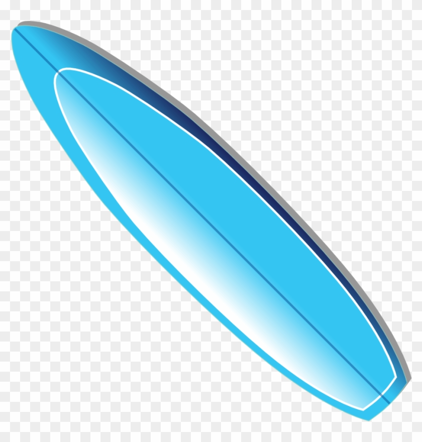 Surfboard Clip Art Transparent - Transparent Background Cartoon Surfboard #1720090