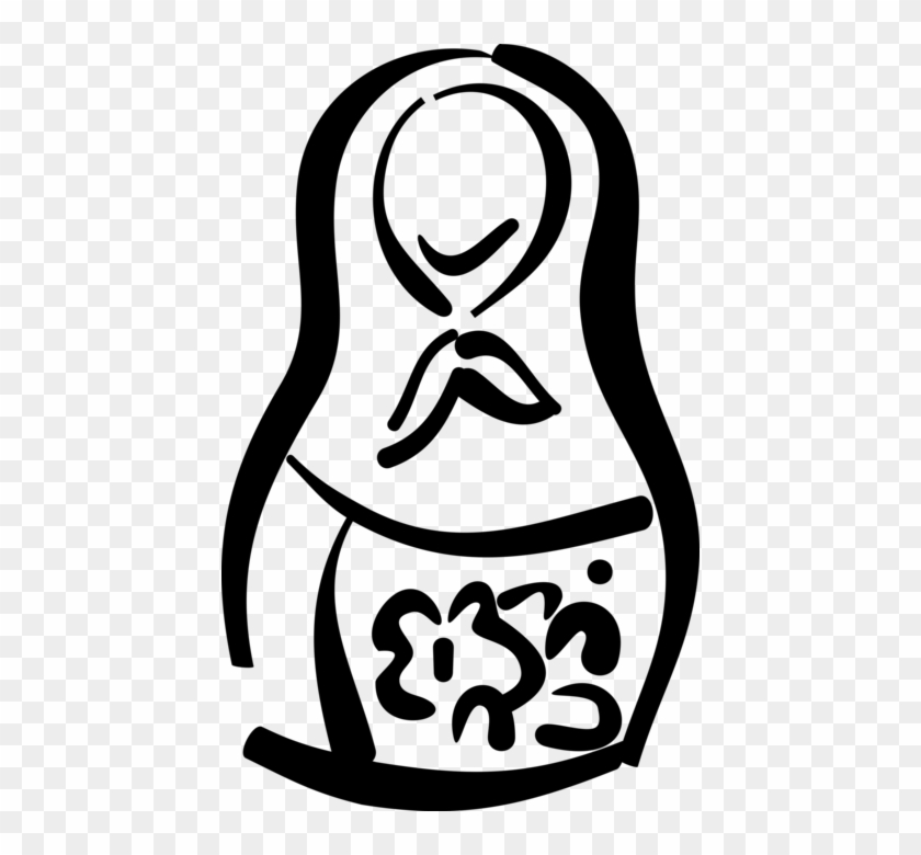 Vector Illustration Of Matryoshka Or Matrioshka Russian - Vector Illustration Of Matryoshka Or Matrioshka Russian #1720141