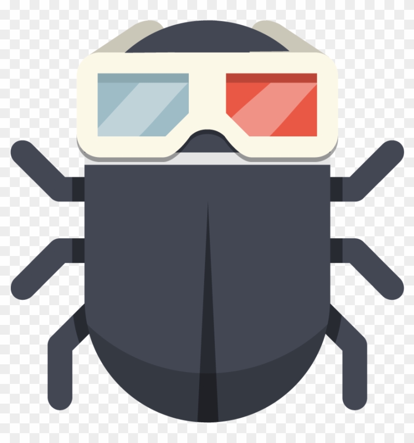 A Bug Wearing 3d Glasses - A Bug Wearing 3d Glasses #1720171