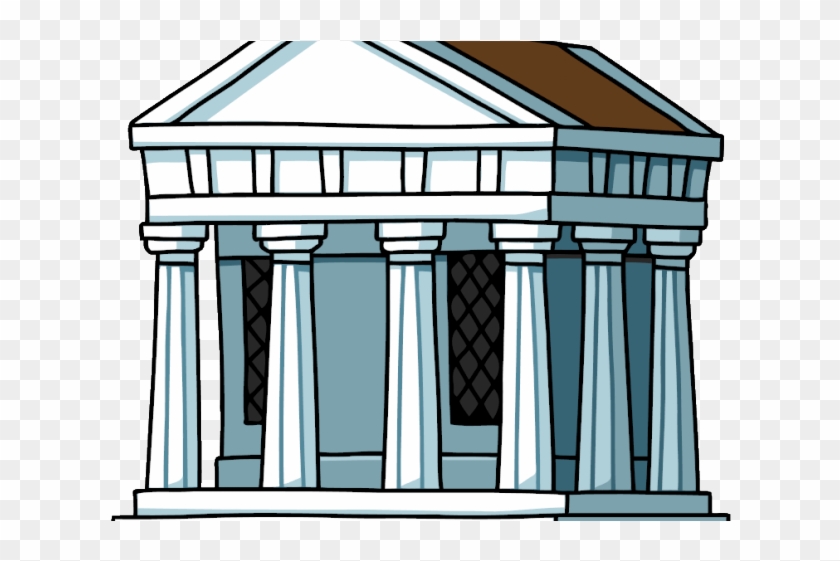 Structure Clipart Greek Building - Ancient Greek Building Clipart #1720288