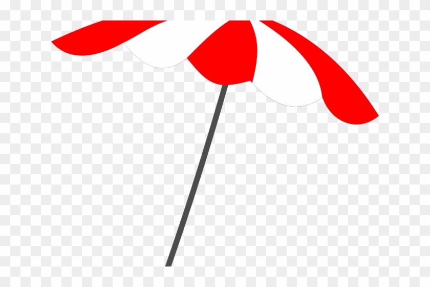 Umbrella Clipart Simple - Beach Umbrella Vector Png #1720395
