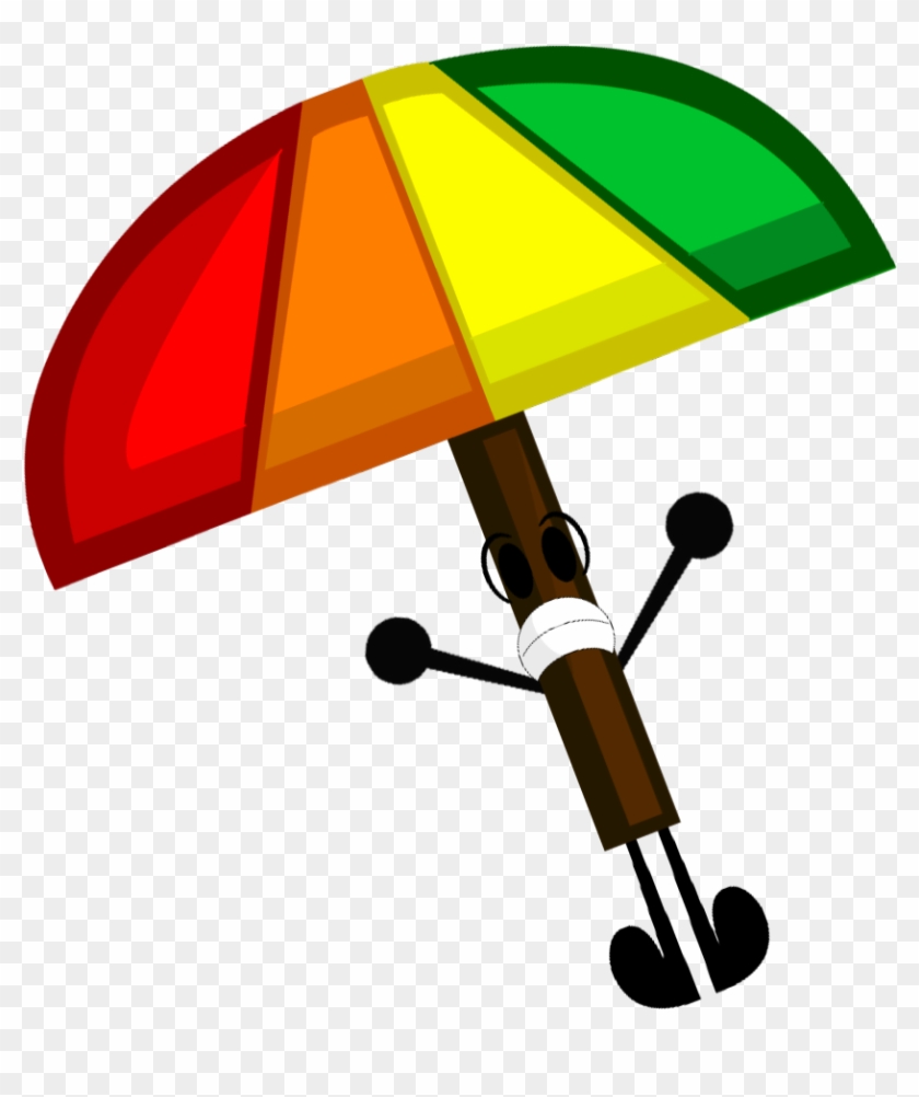 Clipart Umbrella Red Object - Umbrella Bfdi #1720401