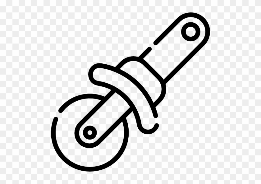 Pizza Cutter Free Icon - Line Art #1720417