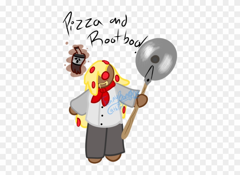 Pizza Is An Executioner And Rootboo Is His Pets And - Cartoon #1720438
