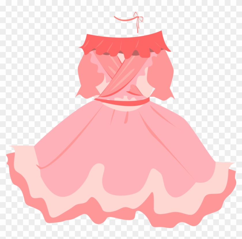 Dress Pink Princess Transprent Png Free Download - 裙子 矢量 图 #1720462