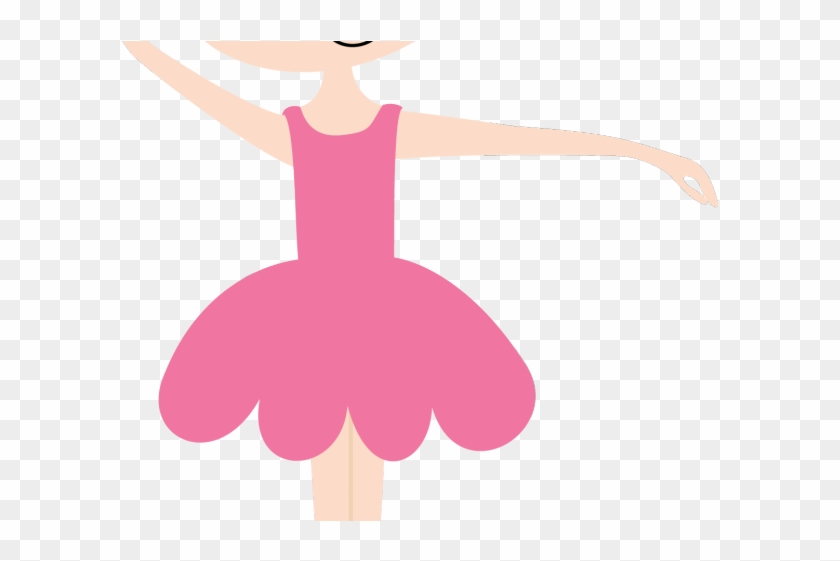 Ballerine Clipart Pink Ballerina - Illustration #1720465