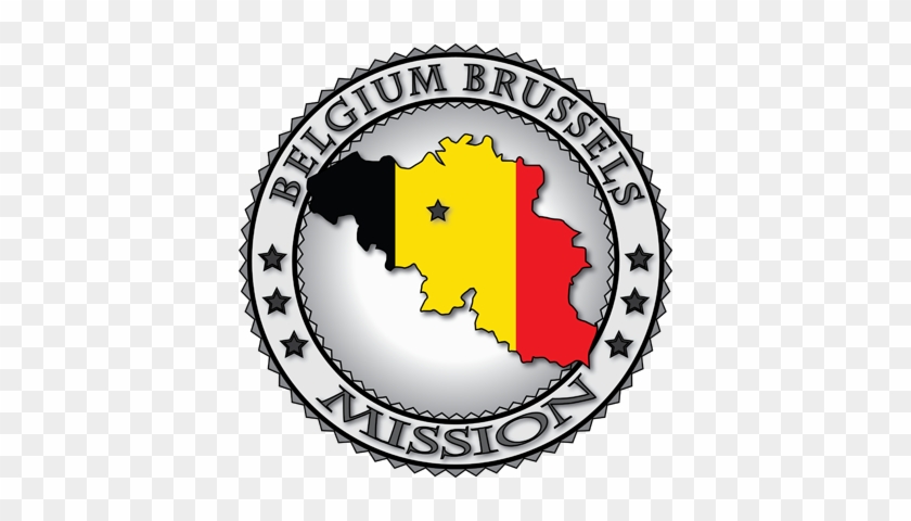 Latter Day Clip Art Belgium Brussels Lds Mission Flag - Emblem #1720484