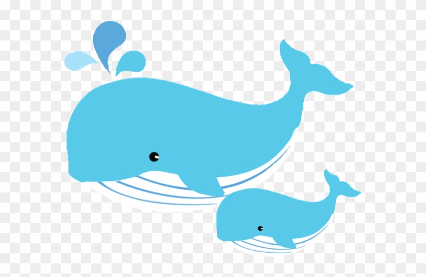 cute baby whale clipart