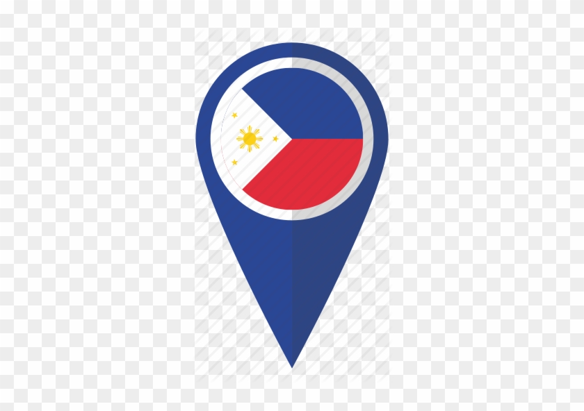 Flags Clipart Marker - Philippines Icon #1720589