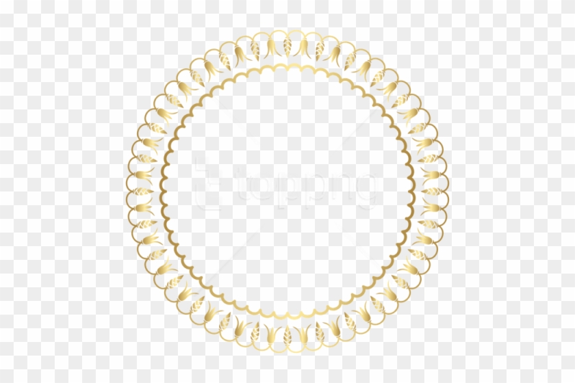 Free Png Download Decorative Round Border Frame Png - Cakery Logo #1720617