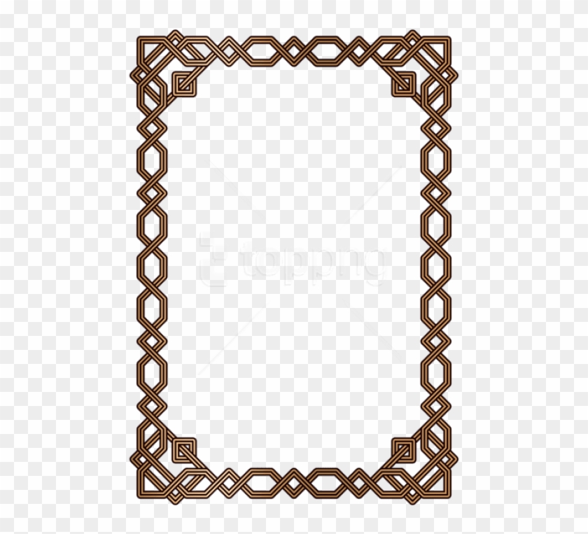 Free Png Download Decorative Border Frame Clipart Png - Rectangle Decorative Borders Vector #1720622