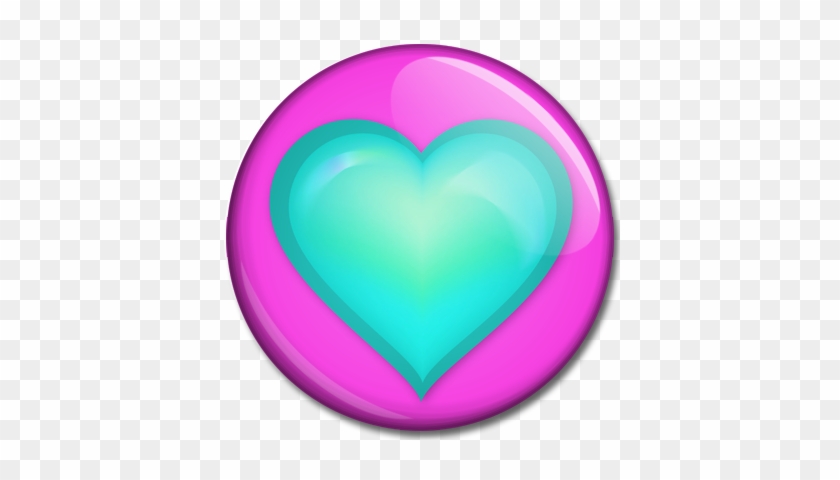 Images For Pink Hearts With Transparent Background - Pink Green And Purple Hearts #1720687