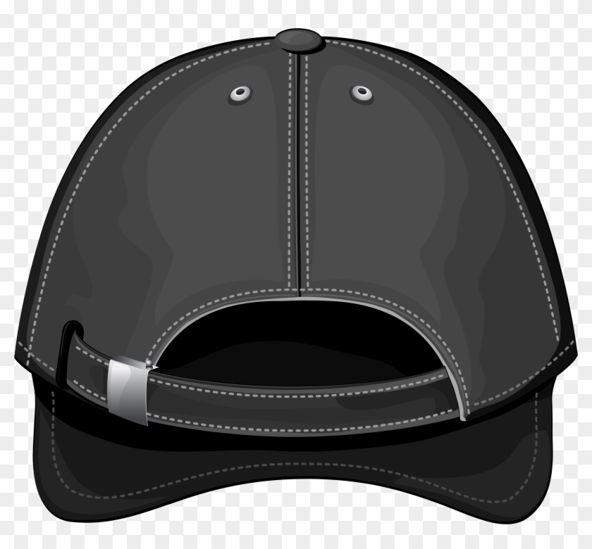 Black Baseball Cap Clip Art - Baseball Cap #1720694