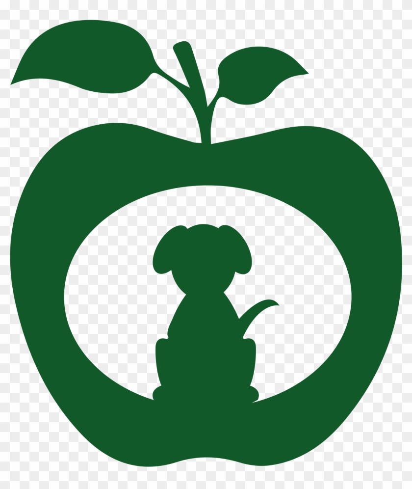 Appletree Five Star Pet Accommodation - Dog And Apple Logo #1721029