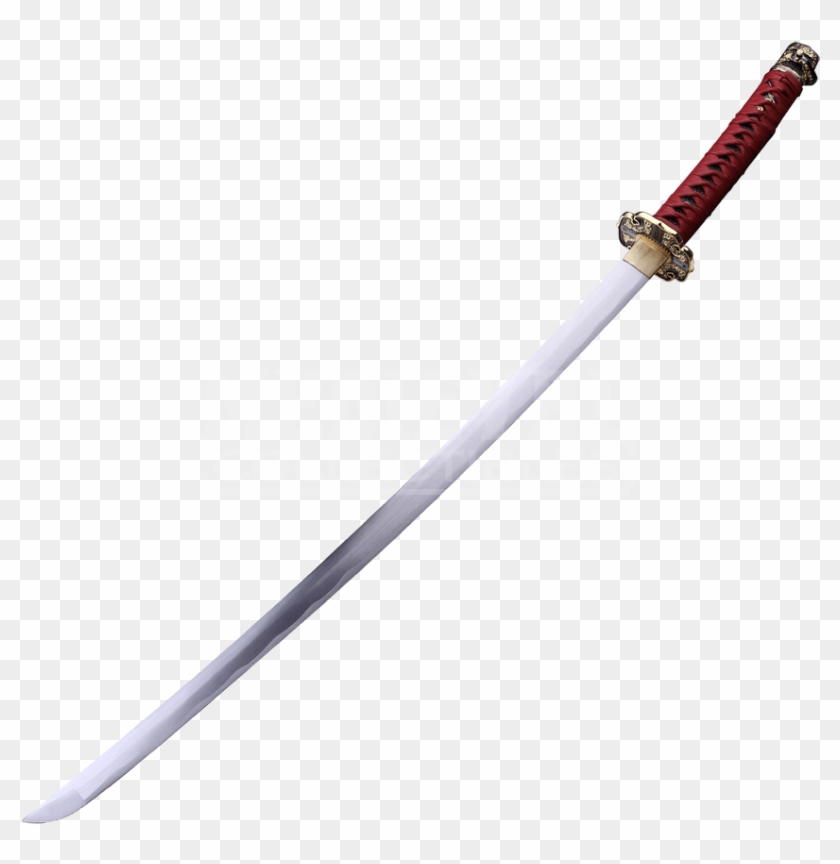 Clipart Sword Katana - Katana With Blue Blade #1721061