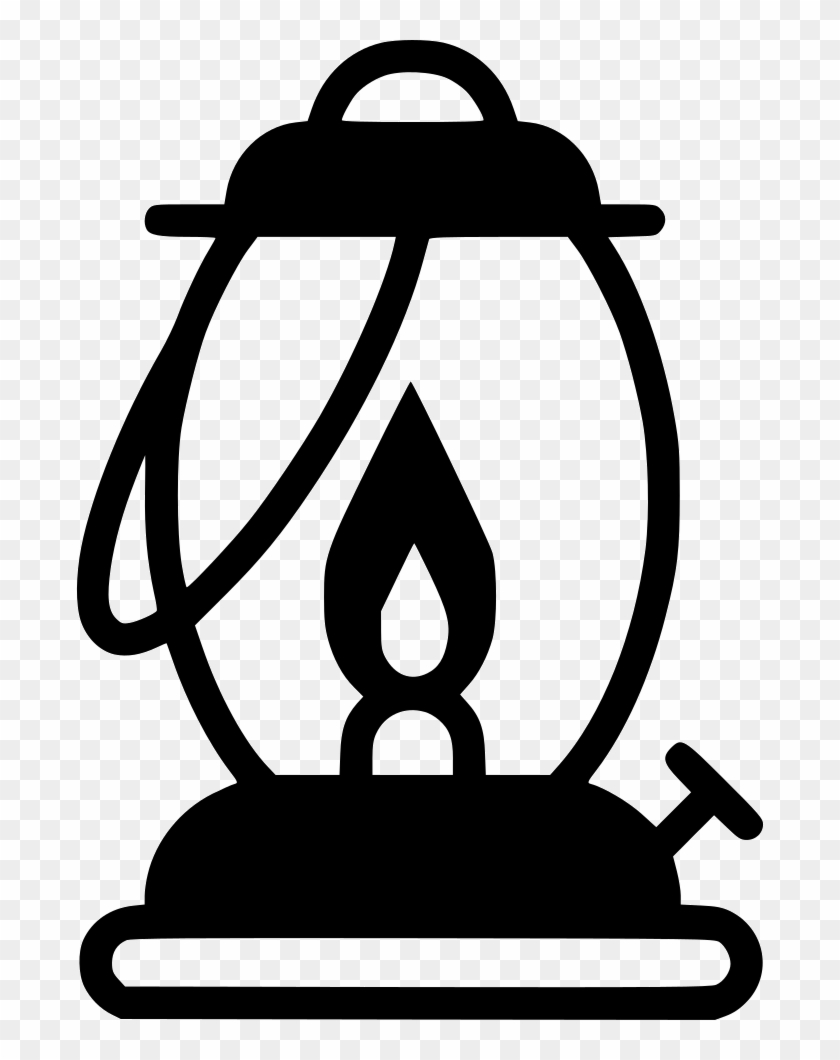 Lamp Clipart Gas Lamp - Oil Lamp Icon Transparent #1721109
