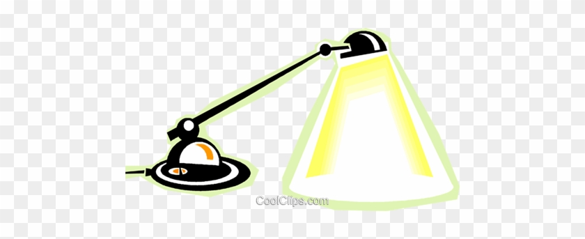 Desk Lamp Royalty Free Vector Clip Art Illustration - Lamp #1721117