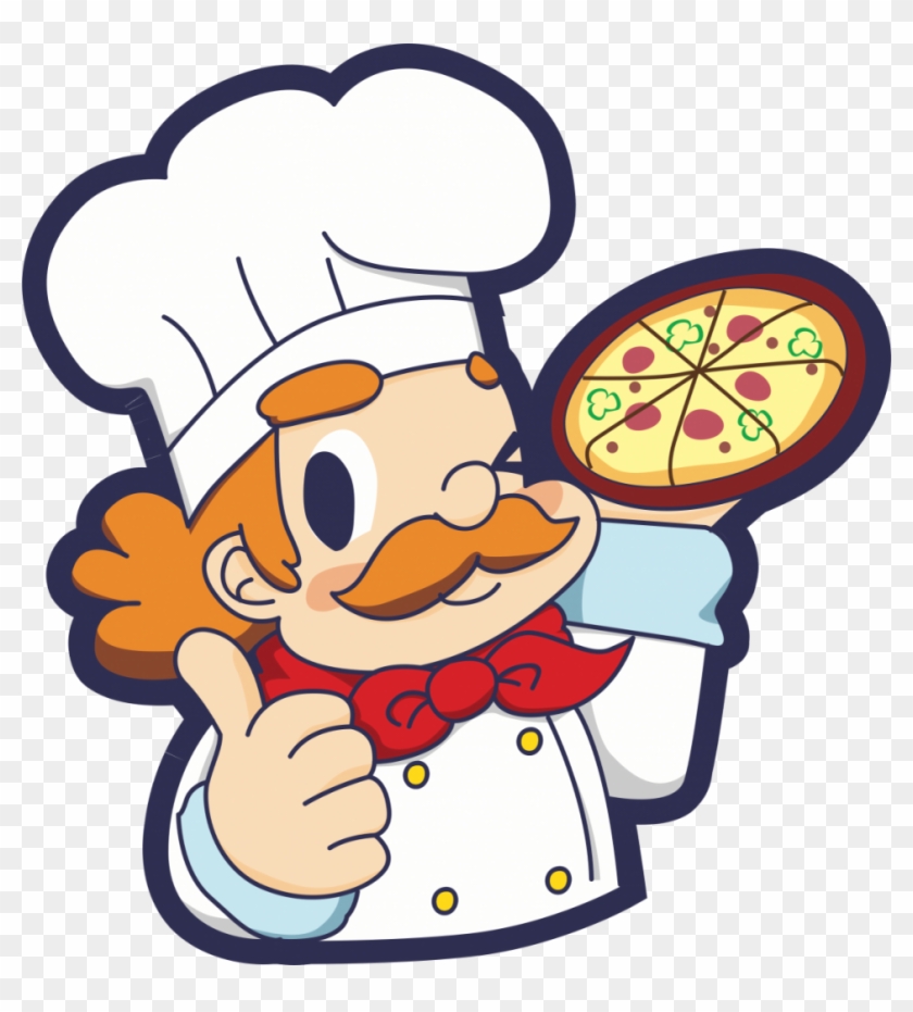 Order Pizza Online, Specialty Shops Such As Cafes, - Chef Clipart #1721135