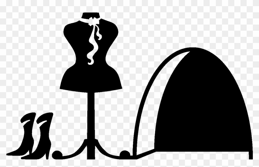 Wandtattoo Mauseloch Mit Der Mode Silhouette Art, Ombre, - Illustration #1721197