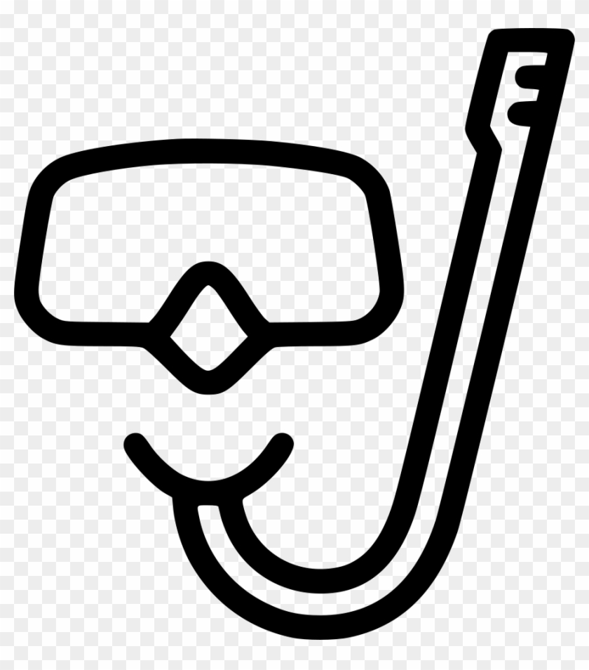 Snorkel, Diving Mask Png - Snorkel Outline #1721224