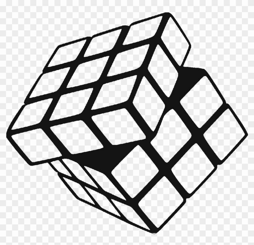1000 X 1000 2 - Draw A Rubik's Cube #1721261