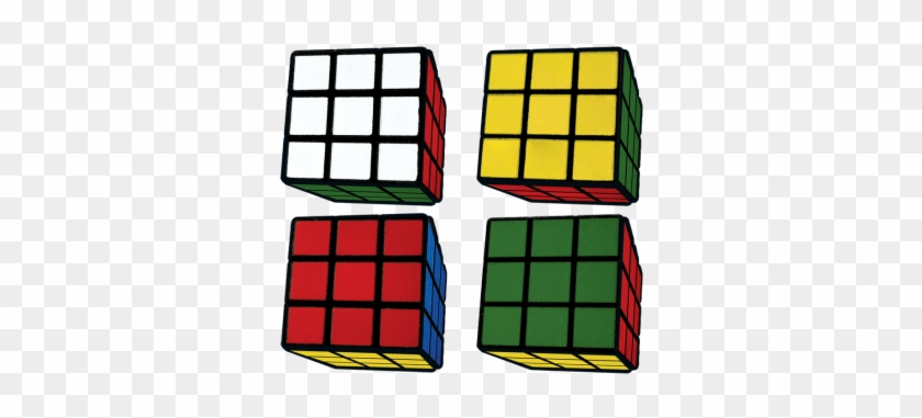 Picture Of Rubik's® Cube 3d Mini Eraser Set - Rubik's Cube #1721263