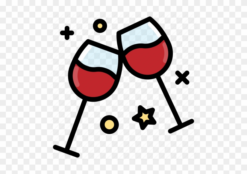 512 X 512 2 - Transparent Wine Glass Cartoon #1721284