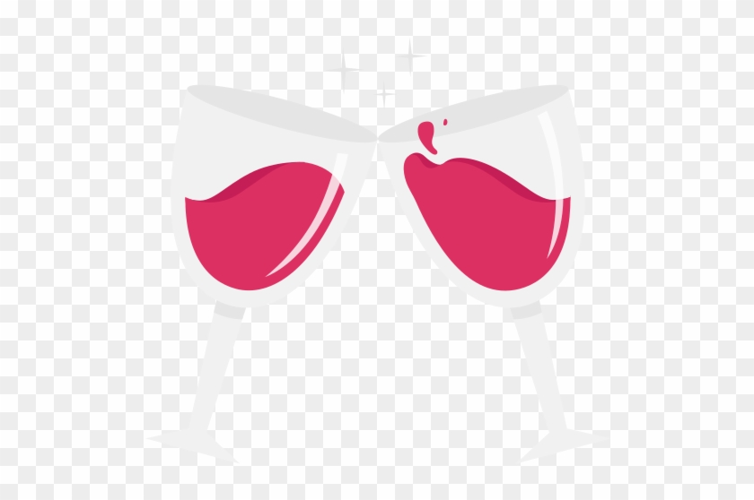 Red Wine Toast Vector - Wine Glass #1721285